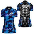 Deer Skull Darts Board Blue Camo Darts, Custom Team Darts NQS9635