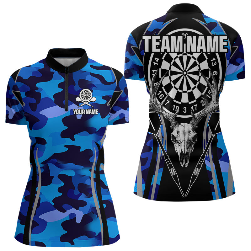 Deer Skull Darts Board Blue Camo Darts, Custom Team Darts NQS9635