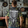 Deer Skull Darts Board Green Camo Darts, Custom Team Darts NQS9636