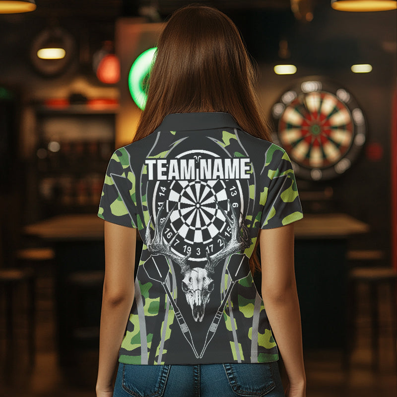 Deer Skull Darts Board Green Camo Darts, Custom Team Darts NQS9636