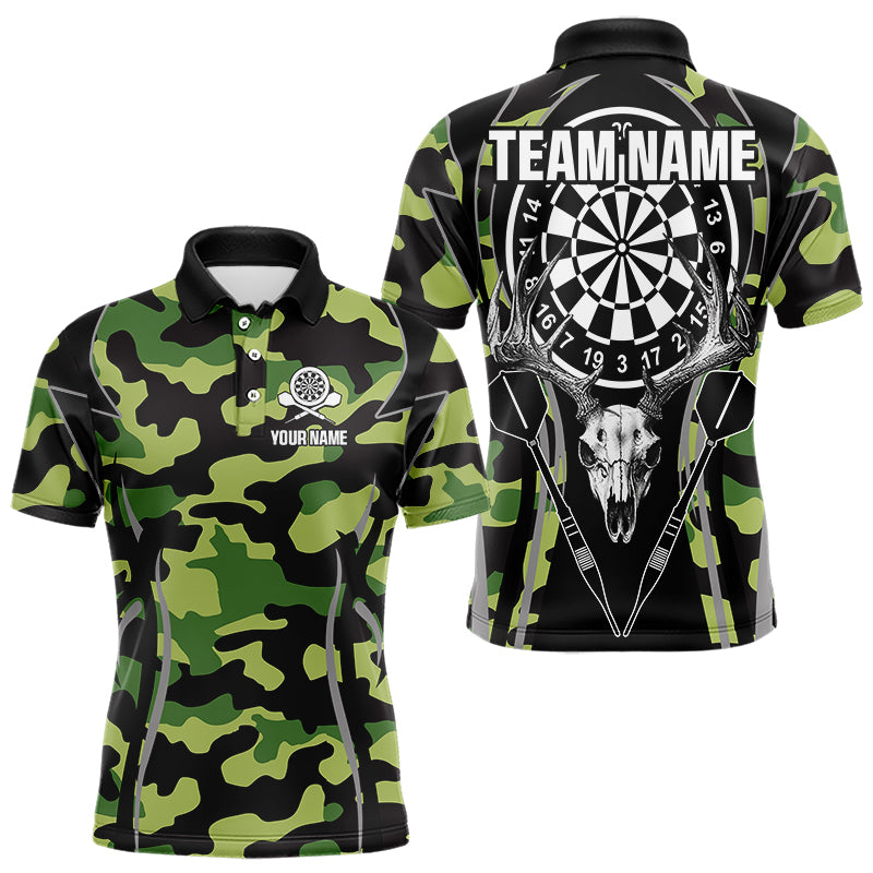 Deer Skull Darts Board Green Camo Darts, Custom Team Darts NQS9636