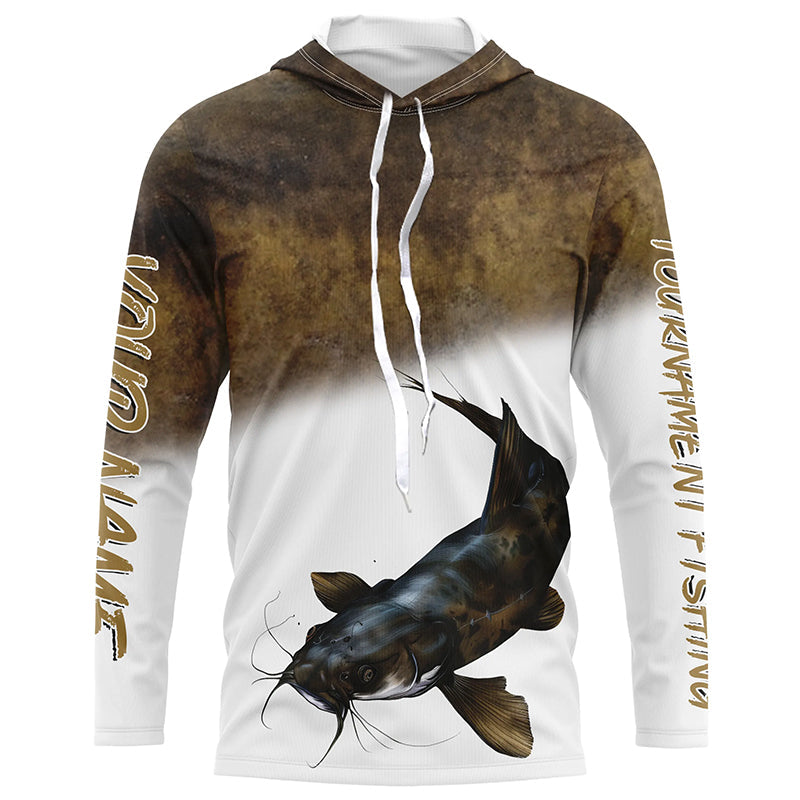 Flathead Catfish fishing scales customize name tournament fishing personalized fishing gifts NQS209