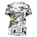 Ice fishing walleye winter camo ice fishing clothing Custom name fishing, gift for fisherman NQS2590