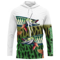 Musky Fishing Customize Green Scales UV Protection Fishing, Personalized Fishing Gifts NQS263