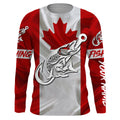 Canada Musky Fishing tattoo Custom long sleeve performance fishing, Muskie fishing NQS3435