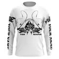 Personalized Fish reaper Fishing, fish skull Long Sleeve Fishing tournament | White NQS3718