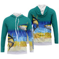 Tuna fishing saltwater fish sun protection Customize name long sleeves tournament fishing NQS4502