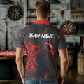 Women Darts Custom black and red reaper skull Darts Team, Darts gifts NQS9481