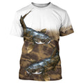Flathead Catfish Fishing Customize UV Protection Long Sleeve Fishing, Personalized Fishing Gift NQS271