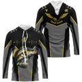 Personalized Black Smallmouth Bass Fishing Team Smallmouth Fishing Long Sleeve tournament NQS6317