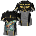 Personalized Black Brook trout Fishing, Team trout Fishing Long Sleeve tournament NQS6320