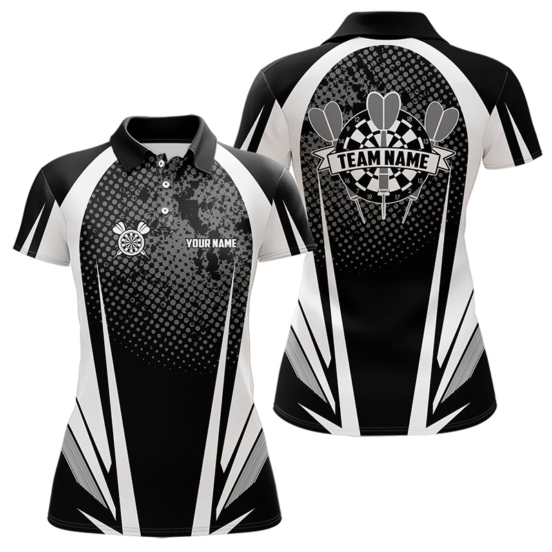 Personalized Black and White Darts Custom Darts Team NQS9489