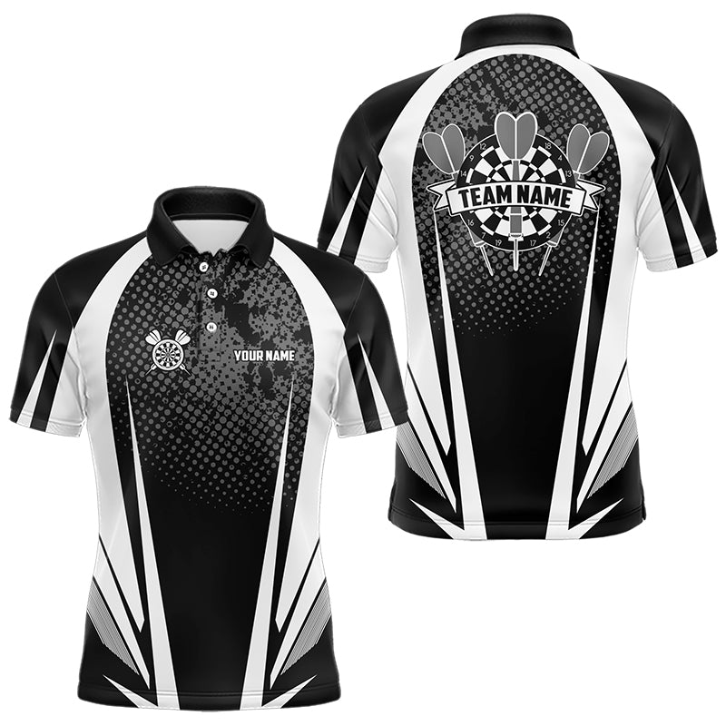 Personalized Black and White Darts Custom Darts Team NQS9489
