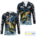 Custom Walleye Fishing Camo Long Sleeve Fishing, Personalized Walleye Fishing Team NQS9938