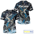 Custom Catfish Fishing Camo Long Sleeve Fishing, Personalized Catfish Fishing Team NQS9940