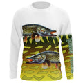Northern Pike Fishing Custom UV Protection long sleeve Fishing, Personalized Fishing Gift NQS278