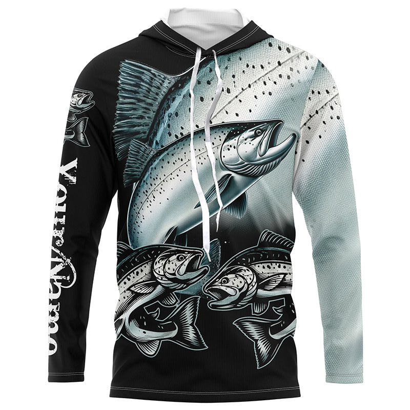 Chinook salmon (King salmon) Fishing Customize Name UV protection long sleeves fishing NQS1806