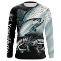 Chinook salmon (King salmon) Fishing Customize Name UV protection long sleeves fishing NQS1806