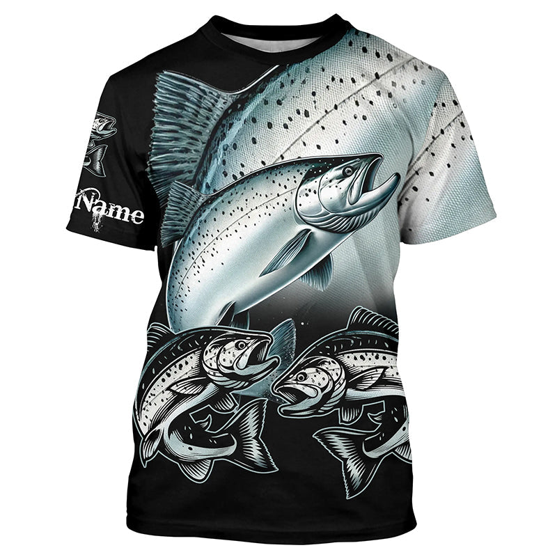 Chinook salmon (King salmon) Fishing Customize Name UV protection long sleeves fishing NQS1806