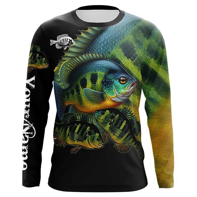 Bluegill Fishing Customize UV protection long sleeves fishing, Personalized Fishing Gift NQS2090