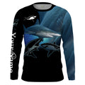 Blacktip shark Fishing Customize Name long sleeves fishing, Personalized Fishing Gift NQS2092