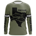 Texas slam fishing Redfish, trout,flounder Custom UV sun protection Long sleeve Fishing NQS6570