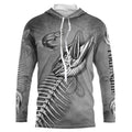 Northern Pike Fishing fish skull UV protection Customize name long sleeves fishing NQS1427