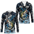 Custom Largemouth Bass Fishing Camo Long Sleeve Fishing, Personalized Bass Fishing Team NQS9677