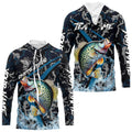 Custom Crappie Fishing Camo Long Sleeve Fishing, Personalized Crappie Fishing Team NQS9678