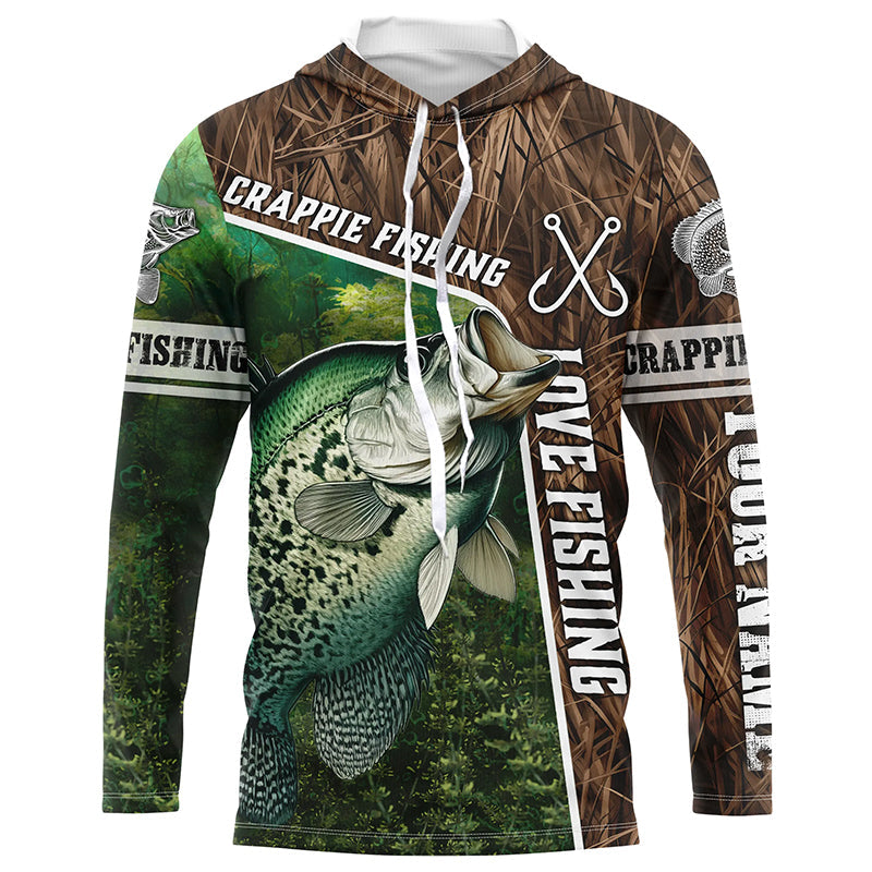 Personalized Crappie Fishing, Love Fishing Camo 3D All Over Printed NQS5715