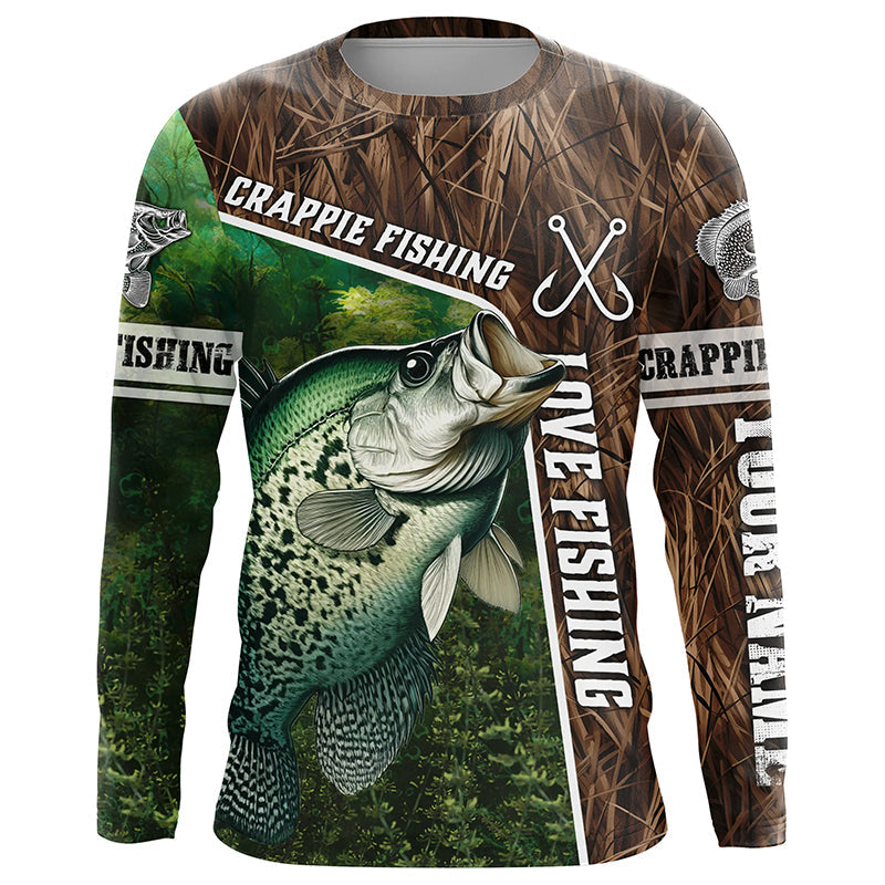 Personalized Crappie Fishing, Love Fishing Camo 3D All Over Printed NQS5715
