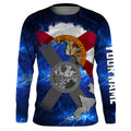 Florida Flag blue galaxy Universe patriotic Custom sun protection fishing Florida NQS3590