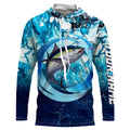Tuna fishing blue water sea camo saltwater fishing Custom name UV protection performance fishing NQS2622