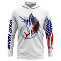 Sailfish fishing American flag patriotic Custom UV protection fishing, Gifts for Fisherman NQS2942