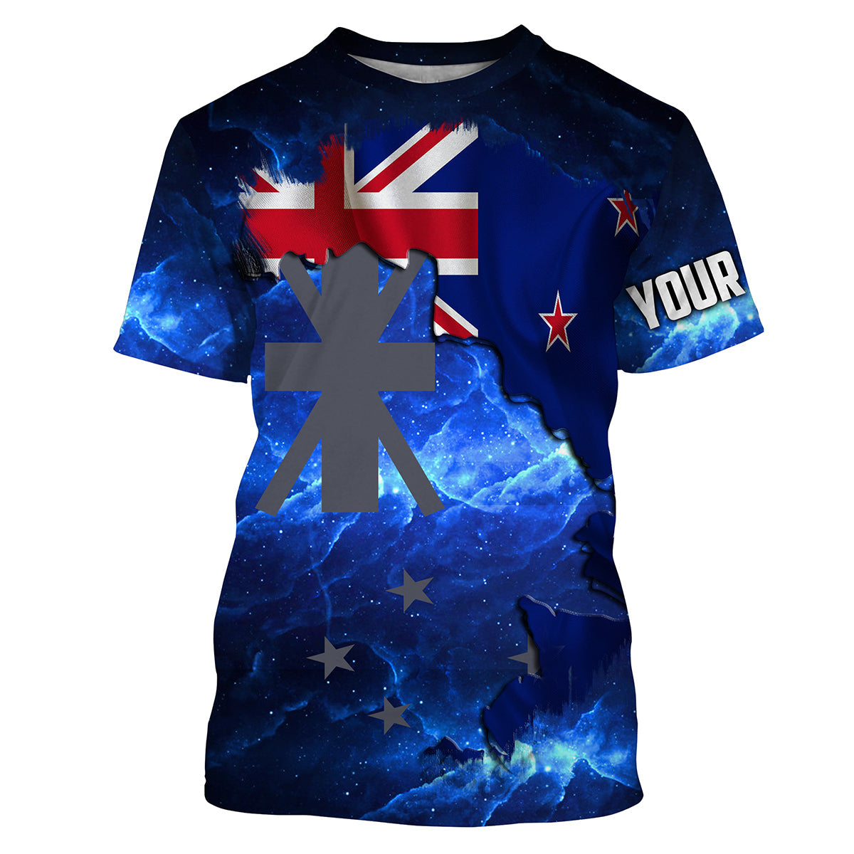 New Zealand Flag Universe patriotic Custom UPF fishing - Custom NZ fishing NQS3207
