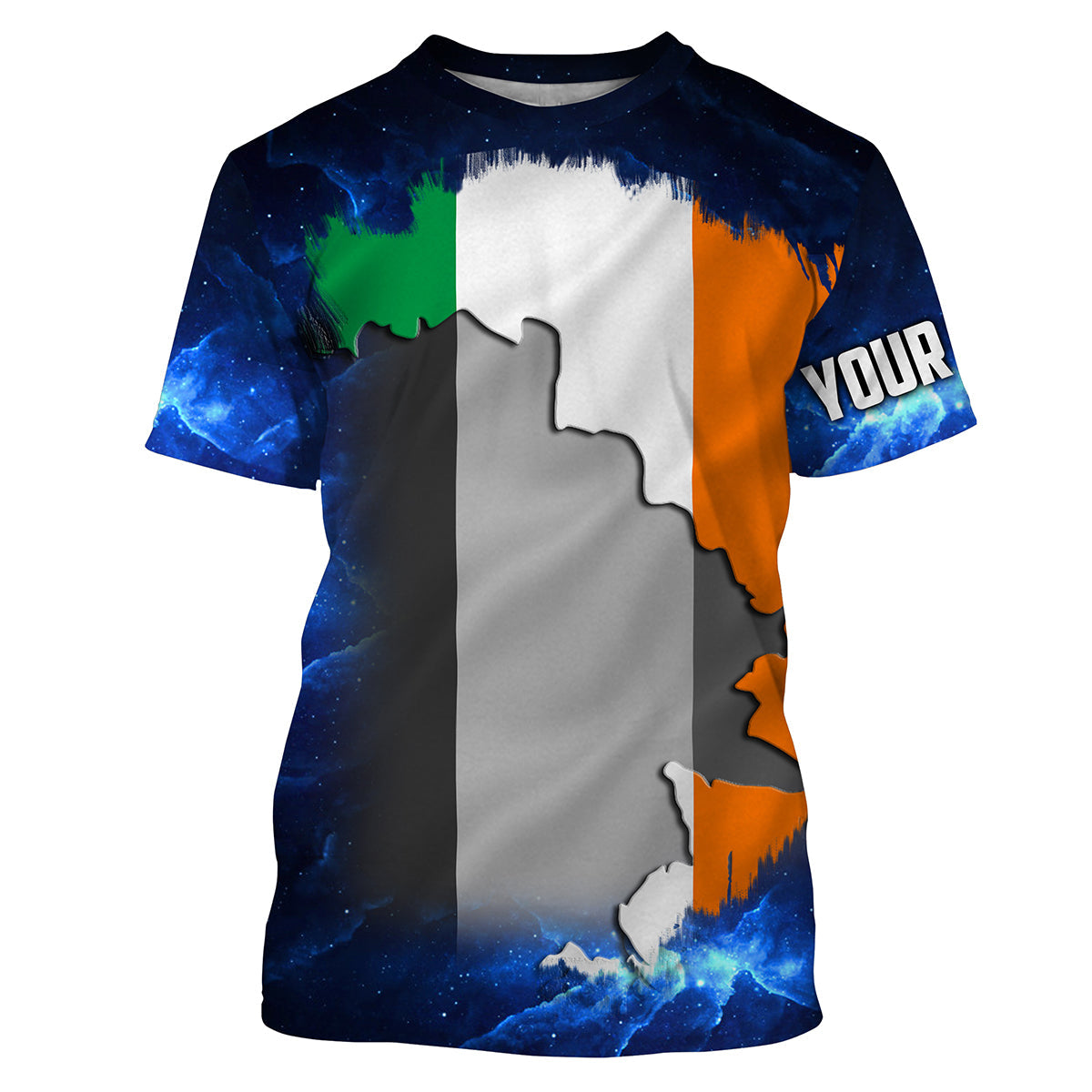 Ireland Flag Universe patriotic Custom UPF fishing - Custom Ireland fishing NQS3208