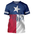 Texas Slam Fishing Redfish, Speckled Trout, Flounder Fishing Custom Patriotic Fishing NQS9172