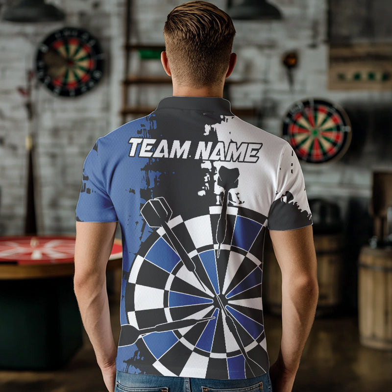 Blue Grunge Darts Custom Retro Team Darts NQS9525