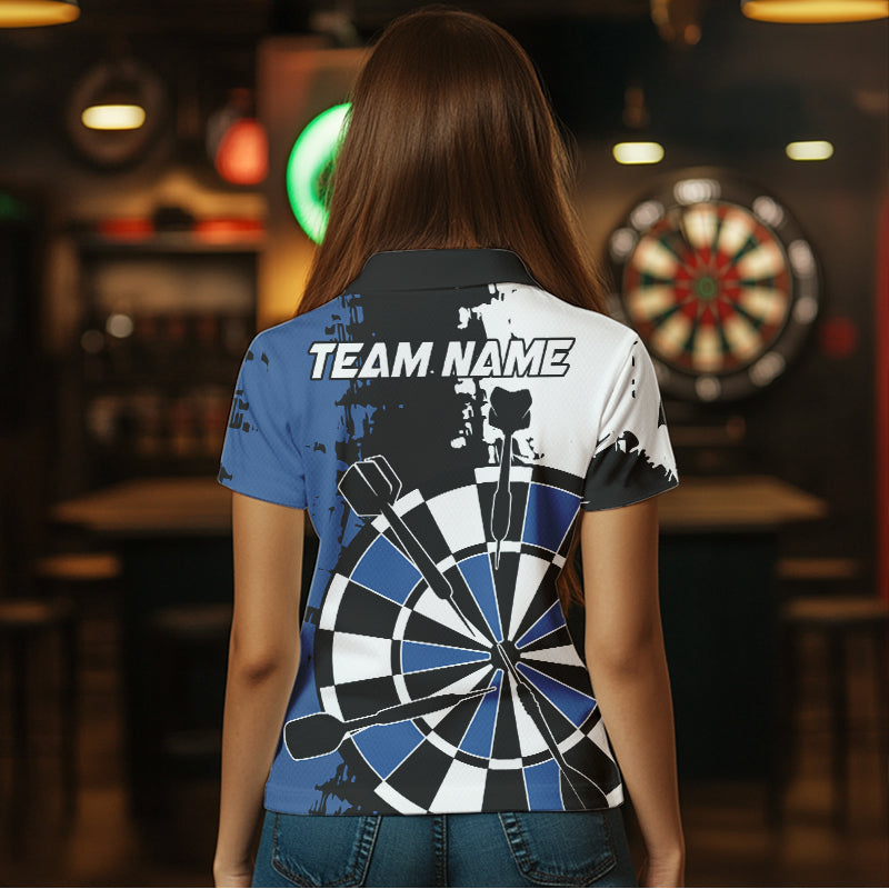 Blue Grunge Darts Custom Retro Team Darts NQS9525