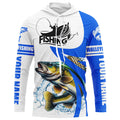 Walleye fishing Custom sun protection long sleeve fishing, Walleye fishing | Blue NQS5461