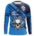 Personalized Mahi mahi Fish reaper Saltwater blue sea UV Long Sleeve Performance Fishing NQS7626