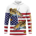 Walleye Fishing American Flag patriotic Customize All over print, 4th of July fishing NQS460