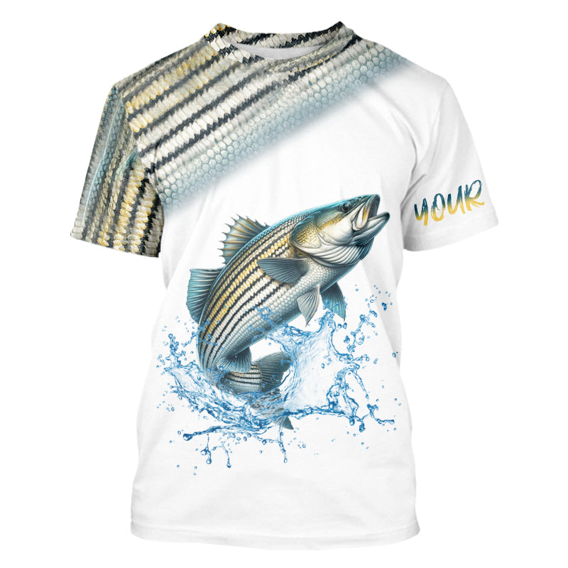 Striped Bass ( Striper) Fishing Customize Name 3D All Over Printed Personalized Fishing Gift NQS349