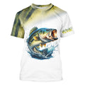 Bass Fishing Customize Name 3D All Over Printed, Fishing Gift For Father, Men, Women And Kid NQS351