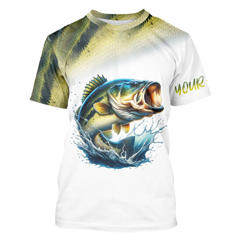Bass Fishing Customize Name 3D All Over Printed, Fishing Gift For Father, Men, Women And Kid NQS351