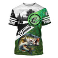 Largemouth Bass Fishing green performance fishing Custom Bass fishing NQS4140