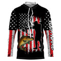 Carp hunter bow fishing American flag patriotic Custom Name fishing NQS2969