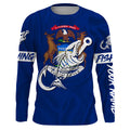 MI Fishing Custom Michigan Flag Fish hook skull Custom sun protection fishing, women NQS3321