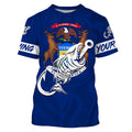 MI Fishing Custom Michigan Flag Fish hook skull Custom sun protection fishing, women NQS3321