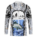 Salmon ice fishing Winter camo custom unisex Long sleeve fishing, Ice fishing Salmon NQS9191